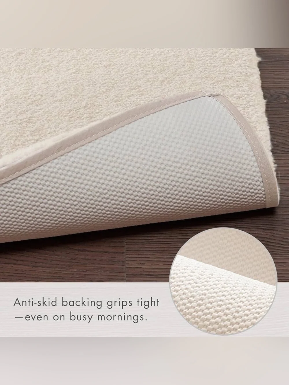 Madison Park Marshmallow Super Soft Toilet Rug, Contour, Natural